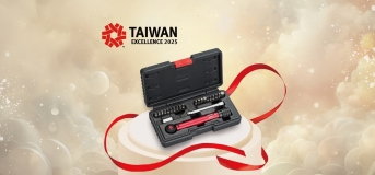 Alum. Mini Torque Wrench Wins the 2025 Taiwan Excellence Award